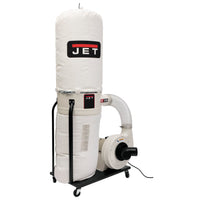 Vortex Cone Dust Collector with 30-Micron Bag Filter Kit - 2 HP 1 Ph 230V - DC-1200VX-BK1