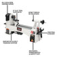 12" x 21" Variable Speed Wood Lathe - 1 HP 1 Ph 115V - 1221VS