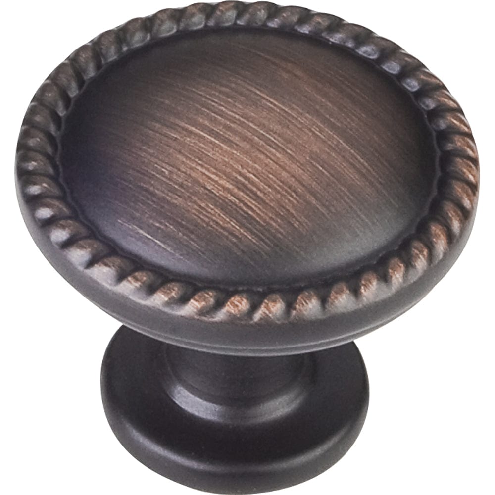 Lindos Round Knob, 1-1/4" Dia.,  Brushed Oil Rubbed Bronze alt 0