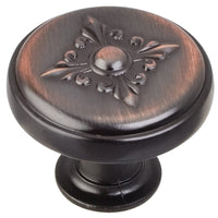 Lafayette Baroque Knob, 1-3/8" Dia.,  Brushed Oil Rubbed Bronze alt 0