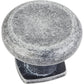 Belcastel 1 Knob, 1-3/8" Dia.,  Distressed Antique Silver alt 0
