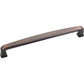 Milan 1 Plain Square Pull, 160 mm C/C, Brushed Oil Rubbed Bronze alt 0