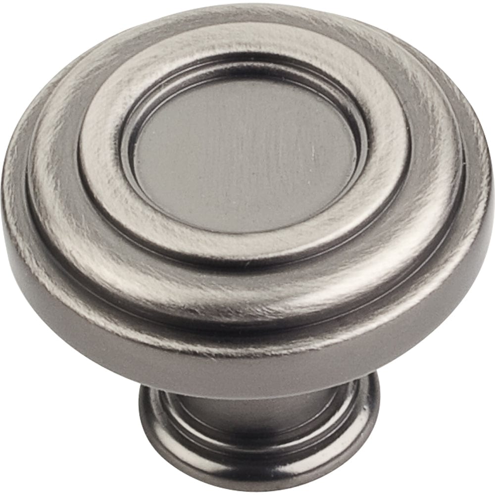 Lafayette Knob, 1-3/8" Dia.,  Brushed Pewter alt 0