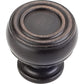 Bremen 2 Barrel Knob, 1-3/16" Dia.,  Brushed Oil Rubbed Bronze alt 0