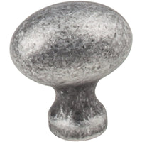 Bordeaux Knob, 1-3/16" O.L., Distressed Antique Silver alt 0