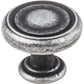 Bremen 1 Knob, 1-1/4" Dia.,  Distressed Antique Silver alt 0