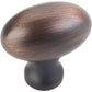 Lyon Knob, 1-9/16" O.L., Brushed Oil Rubbed Bronze alt 0