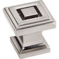  Delmar Knob 1" O.L., Satin Nickel alt 0