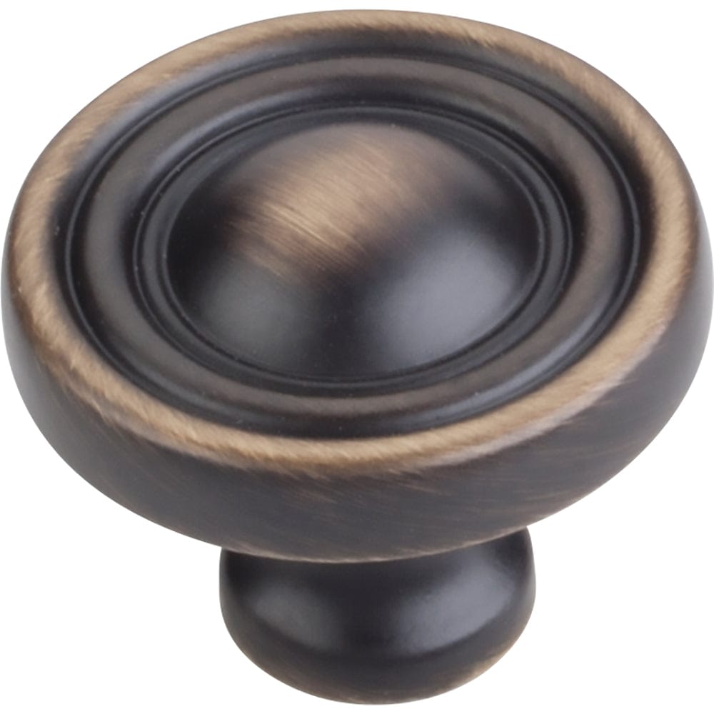 Bella Round Knob, 1-3/8" Dia.,  Antique Brushed Satin Brass alt 0