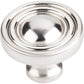 Bella Round Knob, 1-3/8" Dia.,  Satin Nickel alt 0