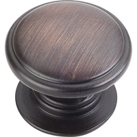 Durham Knob, 1-1/4" Dia.,  Brushed Oil Rubbed Bronze alt 0