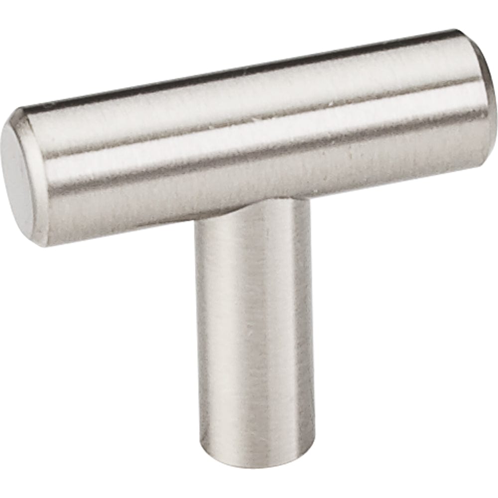 Naples "T" Knob, 1-9/16" O.L.,, Satin Nickel alt 0