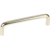 Torino Wire Pull, 4" C/C, Polished Brass alt 0