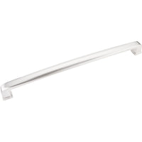 Milan 1 Plain Square Appliance Handle, 12" C/C, Satin Nickel alt 0