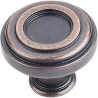 Lafayette Knob, 1-3/8" Dia.,  Brushed Oil Rubbed Bronze alt 0