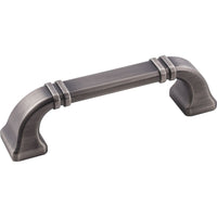 Ella Pull, 96 mm C/C, Brushed Pewter alt 0