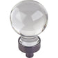 Harlow Small Sphere Glass Knob, 1-1/16" Dia Brushed Oil Rubbed Bronze alt 0