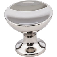 Rae Large Knob, 1-3/8" Dia., Polished Nickel alt 0