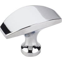 Cosgrove Knob, 1-1/2" O.L., Polished Chrome alt 0