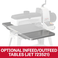 16" Drum Sander with Open Stand - 1-1/2 HP 1 Ph 115V - JWDS-1632