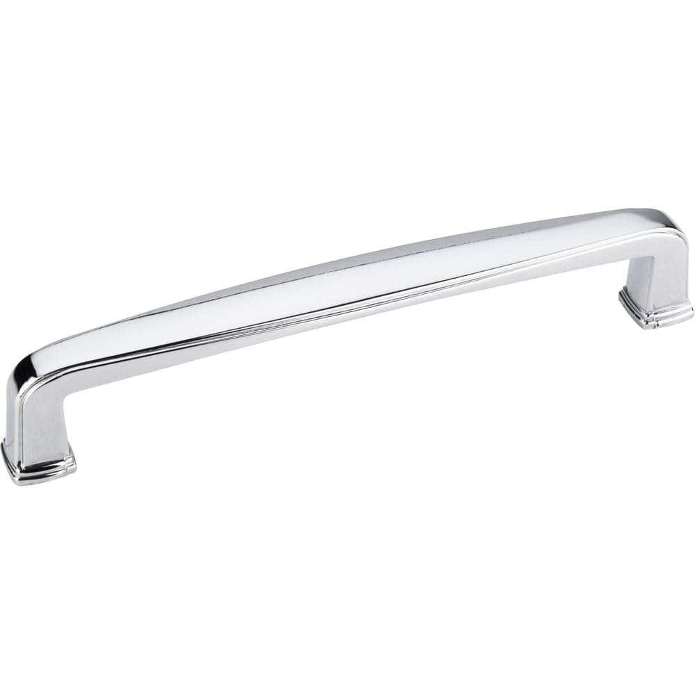 Milan 1 Plain Square Pull, 128 mm C/C, Polished Chrome alt 0