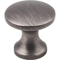 Slade Knob 1" Dia Brushed Pewter alt 0