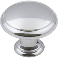 Gatsby Knob, 1-3/16" Dia.,  Polished Chrome alt 0