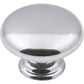 Gatsby Knob, 1-3/16" Dia.,  Polished Chrome alt 0