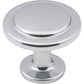 Gatsby Knob, 1-1/4" Dia.,  Polished Chrome alt 0