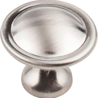Watervale Knob, 1-1/8" Dia.,  Satin Nickel alt 0
