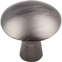 Zachary Knob, 1-1/16" Dia Brushed Pewter alt 0
