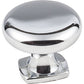 Belcastel 1 Knob, 1-3/8" Dia.,  Polished Chrome alt 0