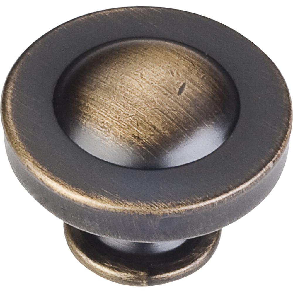 Cordova Knob, 1-1/4" Dia.,  Antique Brushed Satin Brass alt 0