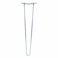 2-wire Hairpin Leg Raw Steel 3/8" x 28" alt 0