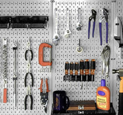 Collection of Pegboard, Hooks & Accessories