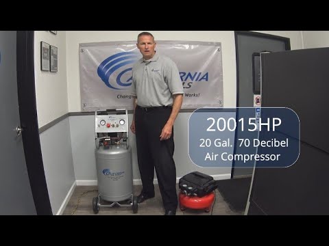 1-1/2 HP 20 Gallon Oil-Free Two Stage Air Compressor alt 999