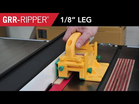 Ultra Thin Cuts On A Table Saw With 1/8\" Leg | GRR-RIPPER Accessory