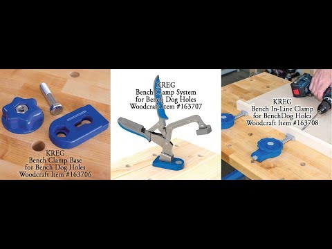 3" Bench Clamp System For Bench Dog Holes alt 999