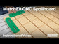 MATCHFIT CNC Spoilboard Instructional Video